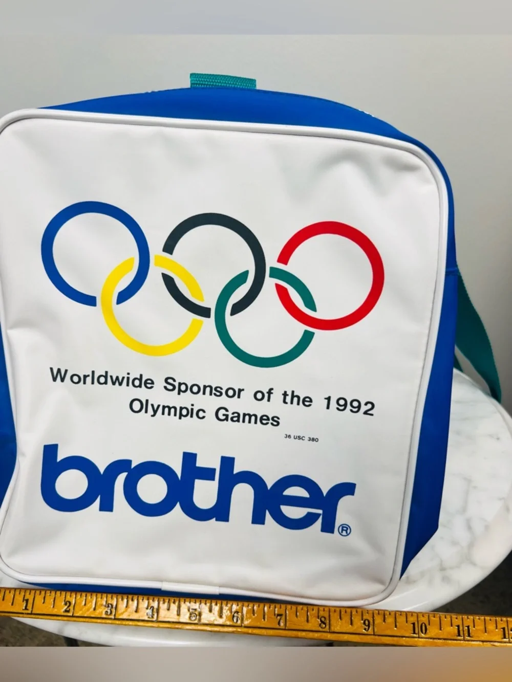 Vintage 1992 Olympic Brother Duffle Bag – Bright Blue & Teal